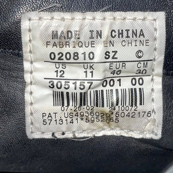 Air Jordan Men’s Black Leather Mid-Top Strapped Two3 Da’Catti Biker Boots Sz 12 - Picture 6 of 14